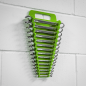 Spanner Rack Capacity 15 Spanners Hi-Vis Green