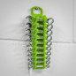 Spanner Rack Capacity 10 Stubby Spanners - Hi-Vis Green