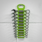 Spanner Rack Capacity 10 Stubby Spanners - Hi-Vis Green