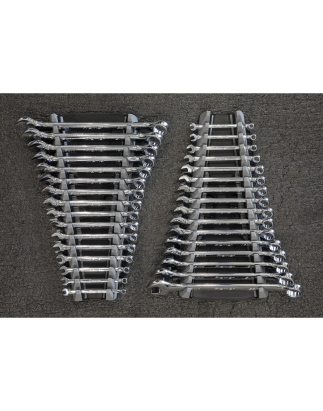 Reversible Spanner Rack 16pc