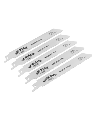 Reciprocating Saw Blade 150mm 14tpi - Pack of 5