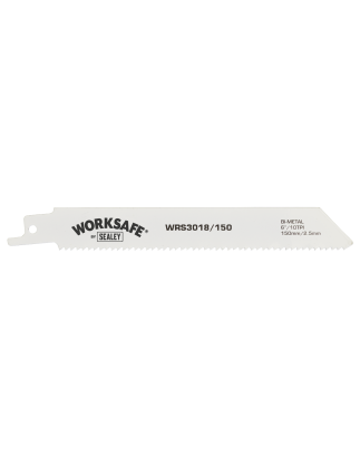 Reciprocating Saw Blade 150mm 10tpi - Pack of 5