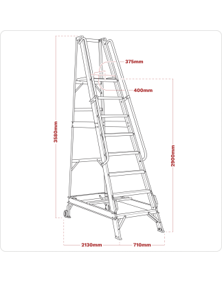 Warehouse Steps 12-Tread