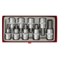 Hex Socket Bit Set 9pc 1/2"Sq Drive