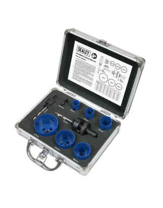 Hole Saw Kit 9pc - Plumbers