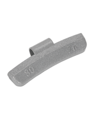 Poids de roue 30 g, zinc recouvert de plastique, pour jantes en alliage, paquet de 100