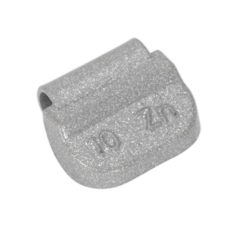 Wheel Weight 10g Hammer-On Zinc for Steel Wheels Pack of 100