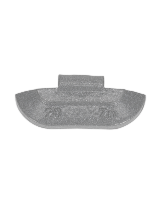 Wheel Weight 20g Hammer-On Zinc for Steel Wheels Pack of 100