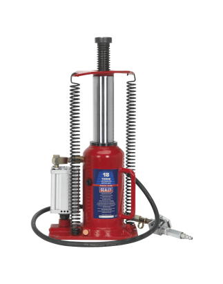 Air Operated Hydraulic Bottle Jack 18 Tonne