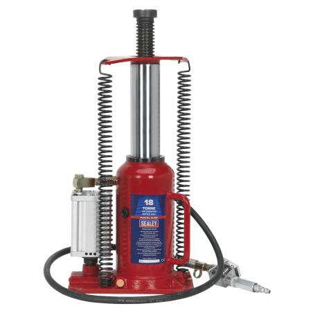 Air Operated Hydraulic Bottle Jack 18 Tonne