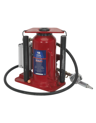 Air Operated Hydraulic Bottle Jack 18 Tonne