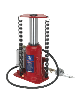 Air Operated Hydraulic Bottle Jack 18 Tonne