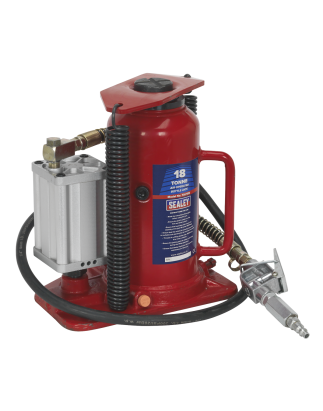 Air Operated Hydraulic Bottle Jack 18 Tonne