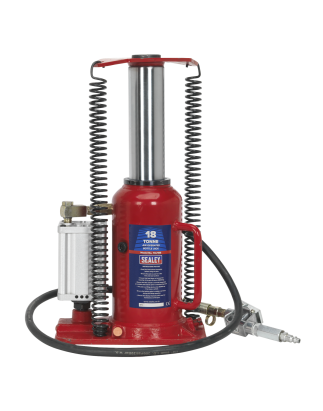 Air Operated Hydraulic Bottle Jack 18 Tonne