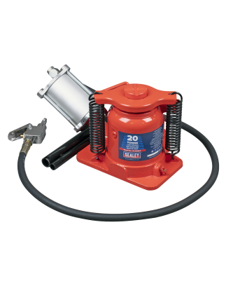 Low Profile Air Operated Hydraulic Bottle Jack 20 Tonne