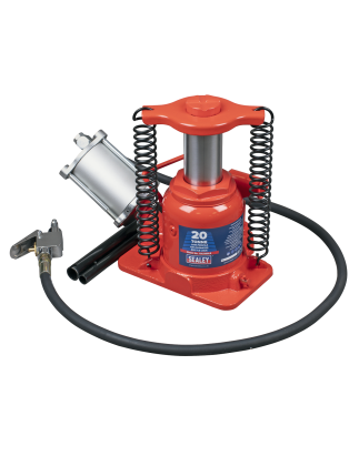 Low Profile Air Operated Hydraulic Bottle Jack 20 Tonne