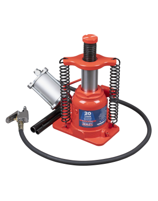 Low Profile Air Operated Hydraulic Bottle Jack 20 Tonne