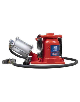 Low Profile Air Operated Hydraulic Bottle Jack 20 Tonne