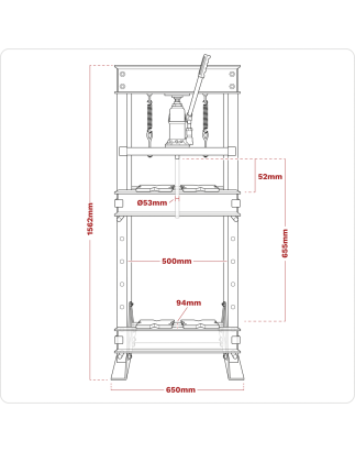 Hydraulic Floor Type Press 20 Tonne