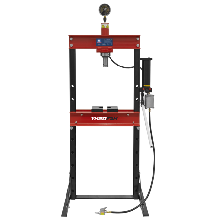 Presse à plancher pneumatique/hydraulique, 20 tonnes