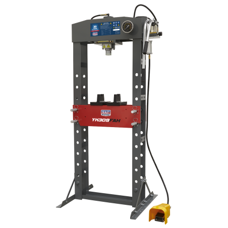 Premier Air/Hydraulic Floor Type Press with Foot Pedal 30 Tonne