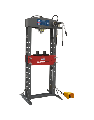 Premier Air/Hydraulic Floor Type Press with Foot Pedal 30 Tonne