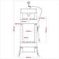 Presse hydraulique à plancher 30 tonnes