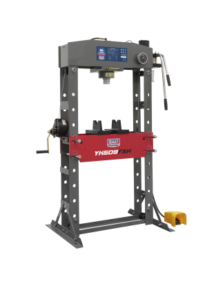 Premier Air/Hydraulic Floor Type Press with Foot Pedal 50 Tonne