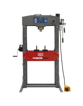 Premier Air/Hydraulic Floor Type Press with Foot Pedal 50 Tonne