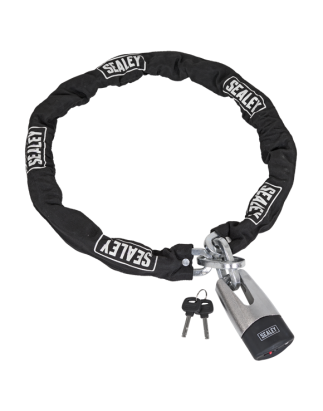 Motorcycle Chain & Disc Lock 10.5 x 10.5 x 1500mm 4* ART Approved