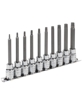 TRX-Star* Socket Bit Set 10pc 3/8"Sq Drive 95mm