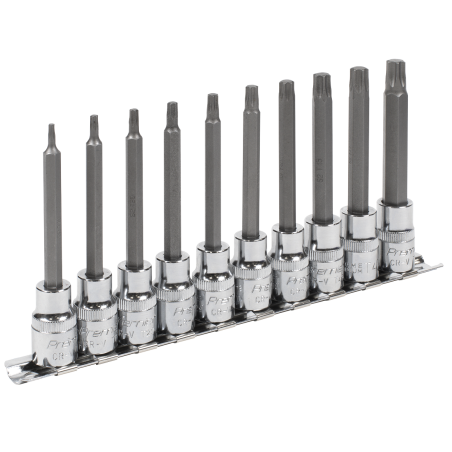 TRX-Star* Socket Bit Set 10pc 3/8"Sq Drive 95mm