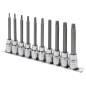 TRX-Star* Socket Bit Set 10pc 3/8"Sq Drive 95mm