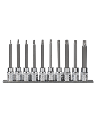 TRX-Star* Socket Bit Set 10pc 3/8"Sq Drive 95mm