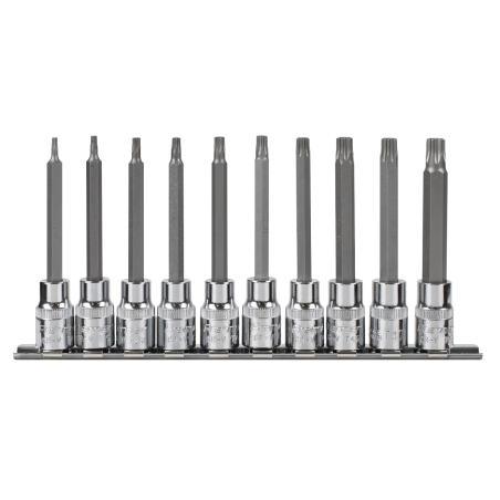 TRX-Star* Socket Bit Set 10pc 3/8"Sq Drive 95mm