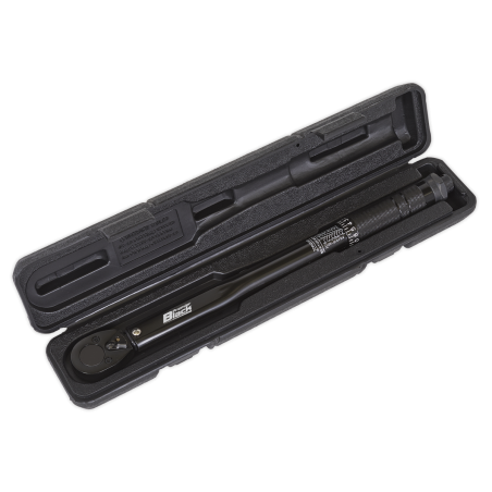 Micrometer Torque Wrench 3/8"Sq Drive Calibrated Premier Black