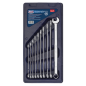 Combination Spanner Set 10pc Extra-Long Metric