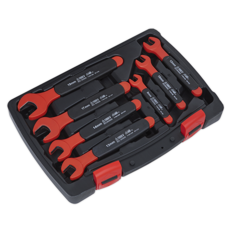 Insulated Open-End Spanner Set 7pc VDE Approved