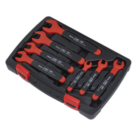 Insulated Open-End Spanner Set 7pc VDE Approved