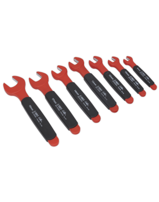 Insulated Open-End Spanner Set 7pc VDE Approved