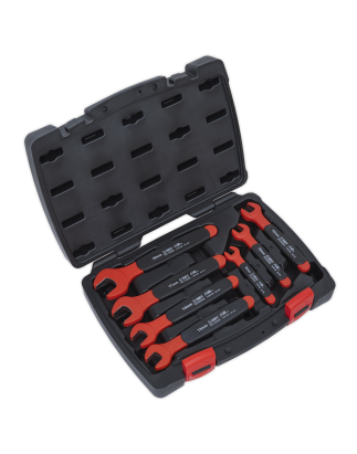 Insulated Open-End Spanner Set 7pc VDE Approved