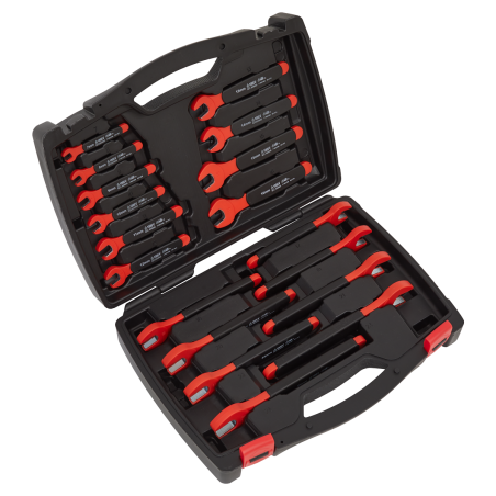 Insulated Open-End Spanner Set 18pc VDE Approved