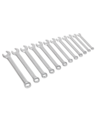 Combination Spanner Set 12pc Cold Stamped Metric