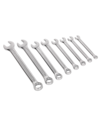 Combination Spanner Set 8pc Cold Stamped Metric