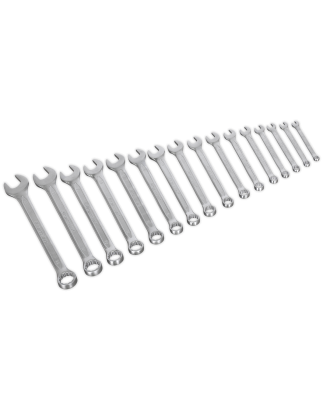 Combination Spanner Set 16pc Metric