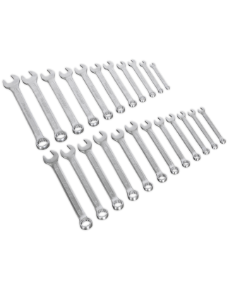 Combination Spanner Set 23pc Metric/Imperial