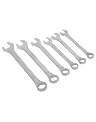 Combination Spanner Set 6pc Jumbo Metric