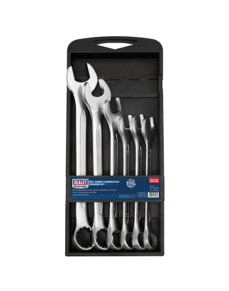 Combination Spanner Set 6pc Jumbo Metric