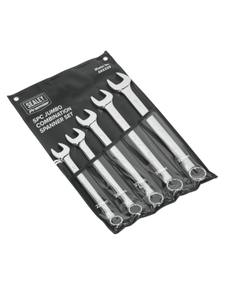 Combination Spanner Set 5pc Jumbo Metric