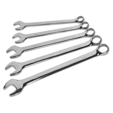 Combination Spanner Set 5pc Jumbo Metric